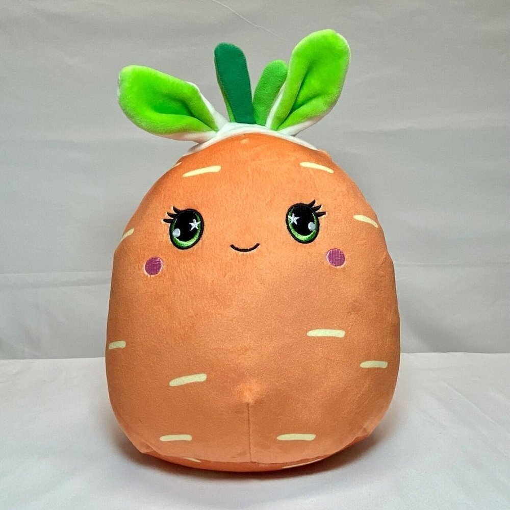 SQUISHMALLOWS Original Caroleena Carrot‎ 12" Stuffed Plush Limited Edition 2022